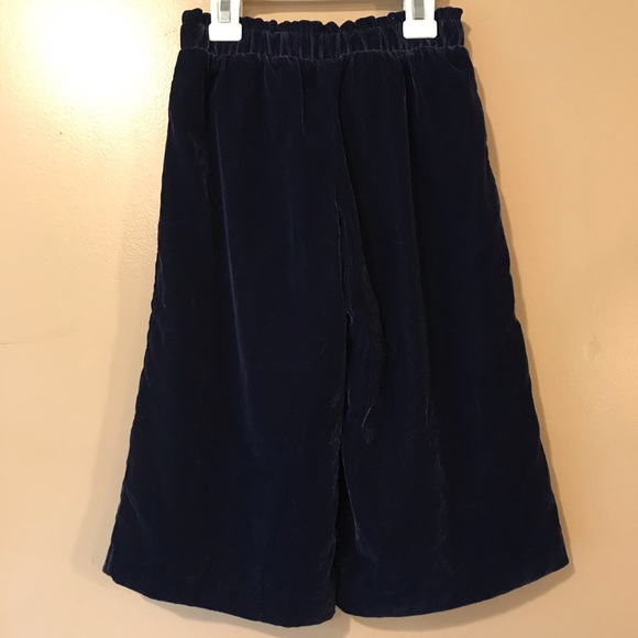New Janie and Jack Pants. Navy blue velveteen, soft, Elastic waist - Picture 2 of 4